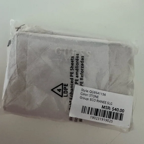 Guess Eco Rianee Zip-Around Card Case - Picture 4 of 6